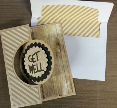 Masculine Get Well flip card
Keywords: Masculine Get Well card
