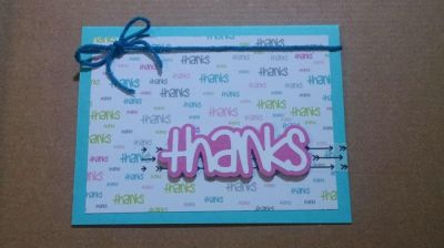 Thanks Card
