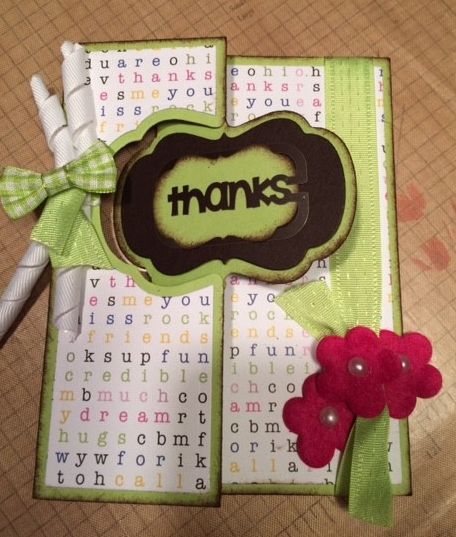 Thanks
Thank you card
Keywords: Flip it