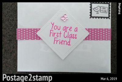 Decorated envelope
An oldie but a goodie! Love decorating the envelope as much as the card and the postage2stamp set is a fabulous way to do just that!
Keywords: Envelope, critters, stamp, postage, happy mail, cute, so many options