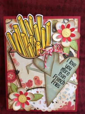 I Love You More
Frenchfries2stamp & Dies
Rectangle Dies
Quarter Flower With Leafs & Dies
Sizzix Flowers & Fence Set
