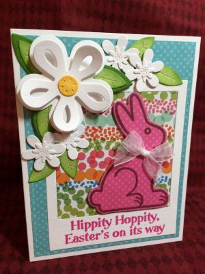 Hippity Hoppity Easter Bunny
Rectangle Dies
Photo Frame Die
Chocolatebunny2stamp 
Bunny & Bow Dies
Sizzix Flowers #3
Sizzix Flowers & Fence Set
