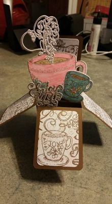 Coffee box
Card using Stamps of Life Box card Die
