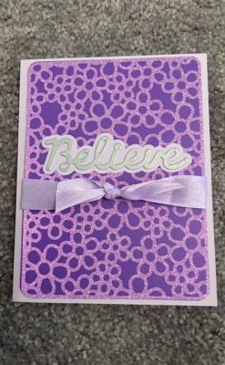 Believe
Flower Power (Sizzix Thinlets Die Set); Believe Die Set
