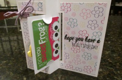 Gift Card Flip It surprise pt2
This is another gift card flip it that I created for a Sizzix maker challenge.
I used June (2016) card kit papers
Keywords: gift card flip it