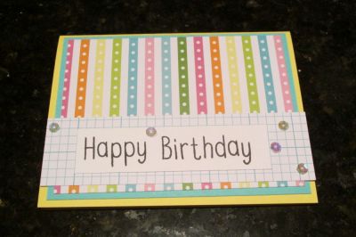 Simple Happy Birthday
Keywords: Birthday, January Kit,