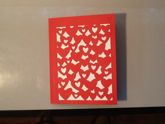 Anniversary card
Outside card
