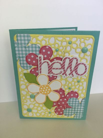 Background Pop Up with Flower Background
