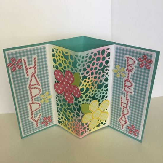 Background POP Up with Flower Background
