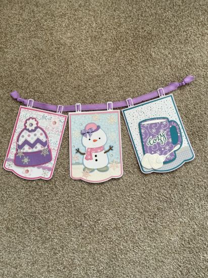 Winter Banner with Beanie, Snowman, Cozy Mug
Keywords: Winter Banner