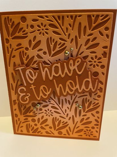 Fall Wedding Foliage Background Die
