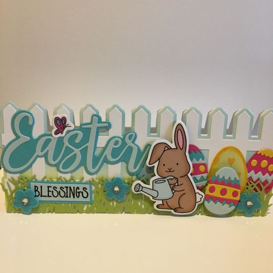Easter Blessings Fence
Keywords: StatementWords