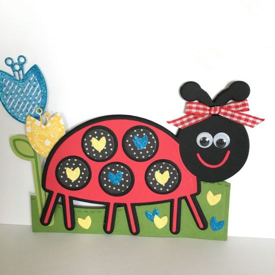 Ladybug Fold It Happy Birthday
