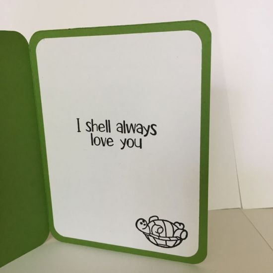 Inside Tortie Anniversary Rounded Corner A-2 Card Base (Circle Drop-in)
