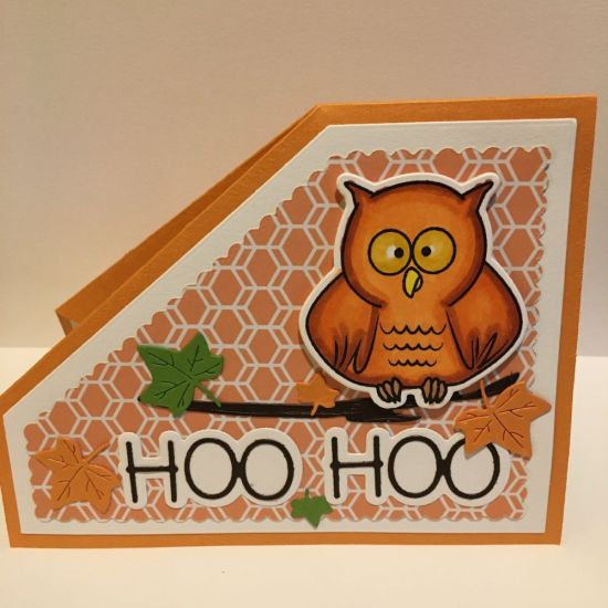 Owl Side Pop Out Card (Front)

