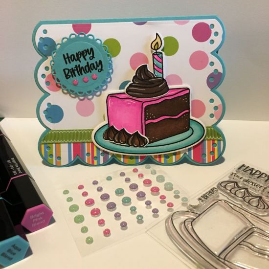 Pink Cake! Happy Birthday
