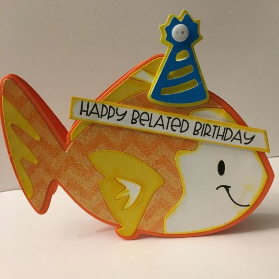 Birthday Fish Fold-it
