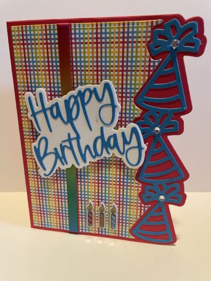 Party Hat Edge Card
