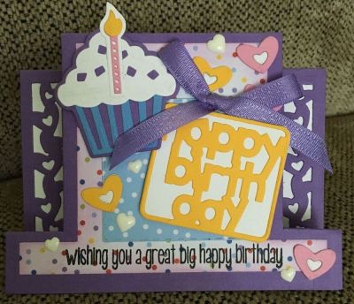 Sizzix Kind Step-up (Cupcake Happy Birthday)

