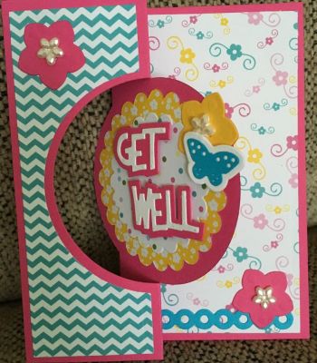 Circle Flip-it "Get Well Soon"
