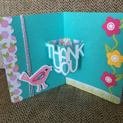 Thankful for You 3D Card
