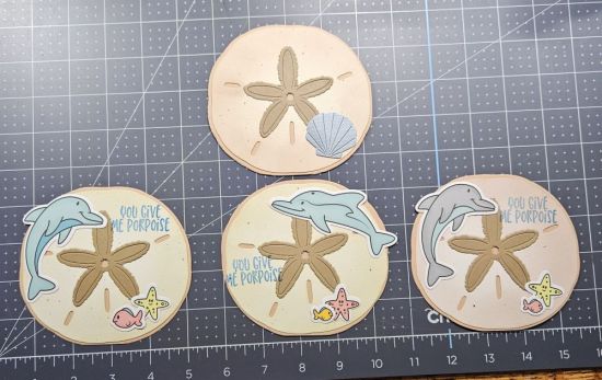 Sand dollar fold.it card and lunch box notes
Sand dollar 
