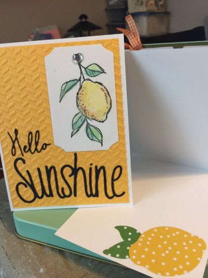 Hello Sunshine
Simple blank Card 
Keywords: Hello Sunshine