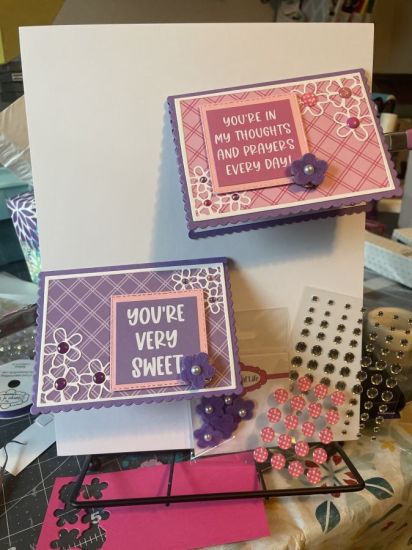 A-1 card from the kit
Super cute easy to make 
Keywords: Feb 2024 card kit