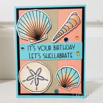 Shell-a-brate Your Birthday
Keywords: Ocean, licorice, cantaloupe, gingersnap, shells2stamp