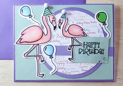 Happy Birthday To Flamingo
Keywords: Flamingo2stamp, March kit Club 2019