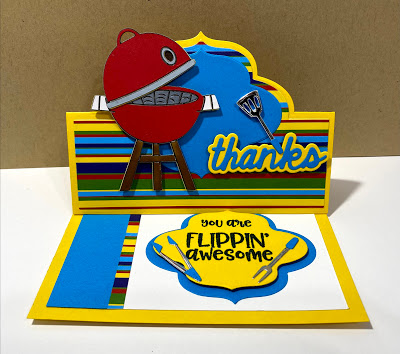 Flippin' Awesome
Very easy and quick card, predominately from the Totally Rad Card Kit.
Keywords: Stand-UpCard