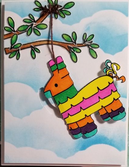 Swinging by
Pinatas2stamp 
Sloths2stamp
