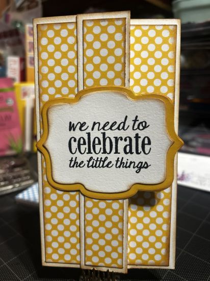 Tri fold card 
