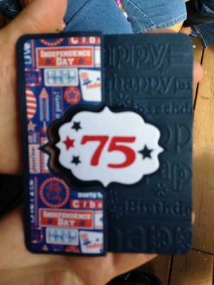 4th of July Birthday card
Keywords: Flip it, Fourth of July, red white & blue