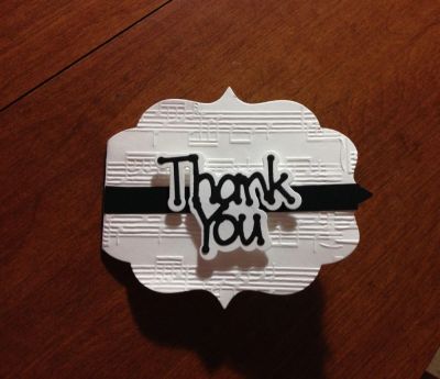 Thank you fancy frame card
Keywords: Thank you, Black-and-white, music notes, fancy frames