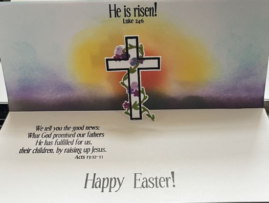 Keywords: Easter slimline pop up