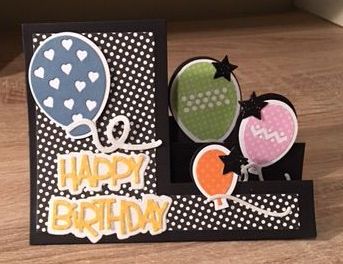Balloon step up card
