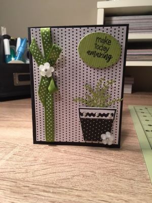 Make today amazing card front
