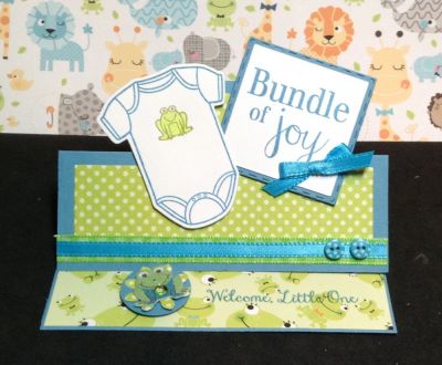 Baby Boy Card
Welcome baby boy card with mini stand up card
Keywords: Mini stand up card, baby boy