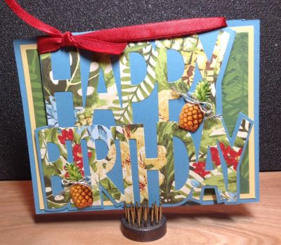 Happy Birthday Tropical
Birthday drop-in card
Keywords: Birthday drop in