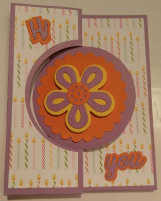 "Hi you" birthday card
Inside reads "May all your wishes come true".
