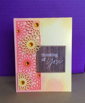 Citrus Ombre Thinking of You Card
