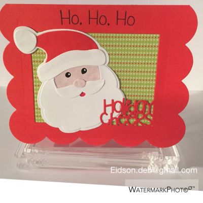 Santa2stamp
Santa2stamp & die, scallop w/flowers & sentiments drop ins
