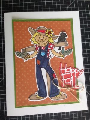 Cutest scarecrow ever!
Keywords: scarecrow