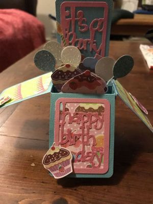 Happy birthday 
Keywords: Happy birthday box card dies