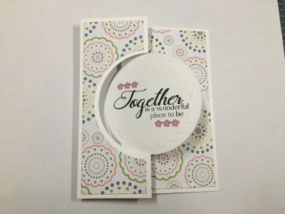 Together Flip-It I
All elements came from the February Kit Club 2016 except the little flowers, which came from the "hello2you" stamp set. 
Keywords: February Kit Club 2016 hello2you