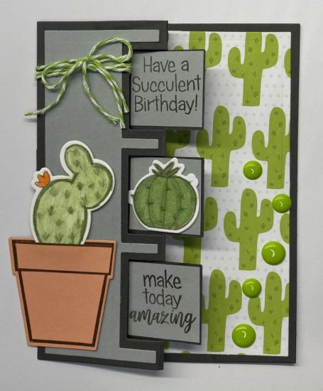 Succulent Birthday 
Keywords: Succulents ONE Dies; succulents2stamp