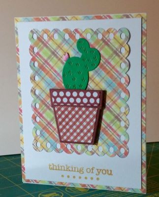Quickly Succulent Card
Received my succulents2stamp today & knocked out a simple card.
