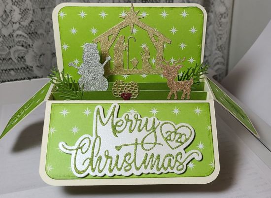 5x7 Box Card Die
Christmas Card made for my Mother-in-law (front)
Keywords: 5x7 Box Card Die