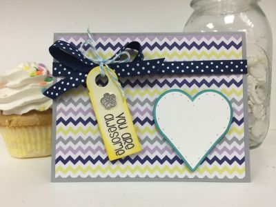 You Are Awesome
Keywords: Heart Patterned Paper Tags